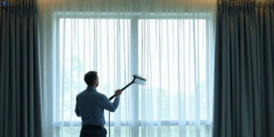 Commercial drapes cleaning service robertson hotels offices