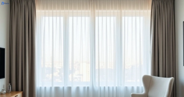 Restored vibrant drapes in robertson QLD after Matty Curtain Cleaning